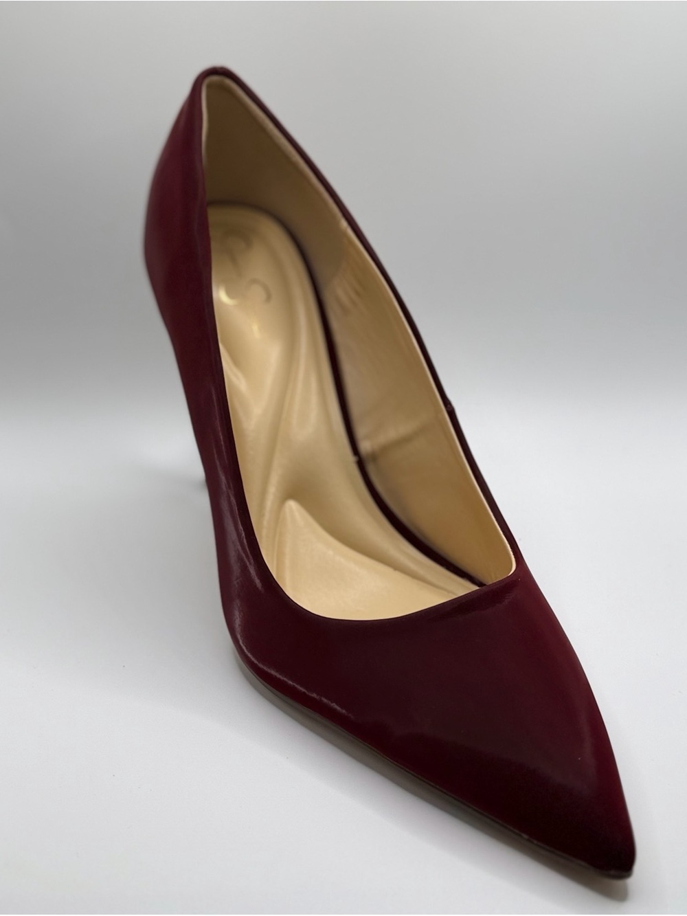 Jessica Simpson Pointed Toe Pump in Wine